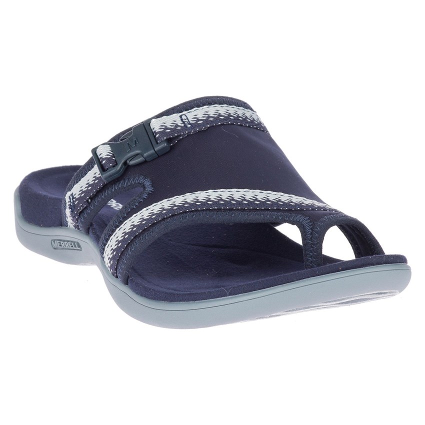 Sandales Merrell District Muri Wrap Bleu Marine Femme | V.F.GYOB